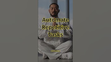 Automate Repetitive Tasks #shorts