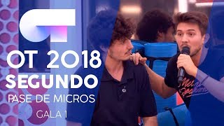 Video voorbeeld van ""EL ATAQUE DE LAS CHICAS COCODRILO" - CARLOS RIGHT y MIKI | Segundo pase de micros Gala 1 | OT 2018"