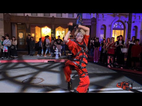 【USJ ハロウィン】キレッキレに新ゾンビ・デ・ダンスを披露する イケメン囚人ゾンビ / ハロウィーン・ホラー・ナイト2023 ADO 唱