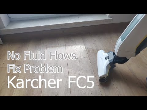 KARCHER FC5 - No liquid flows ? Repair Cleaning Nozzle/Hose 
