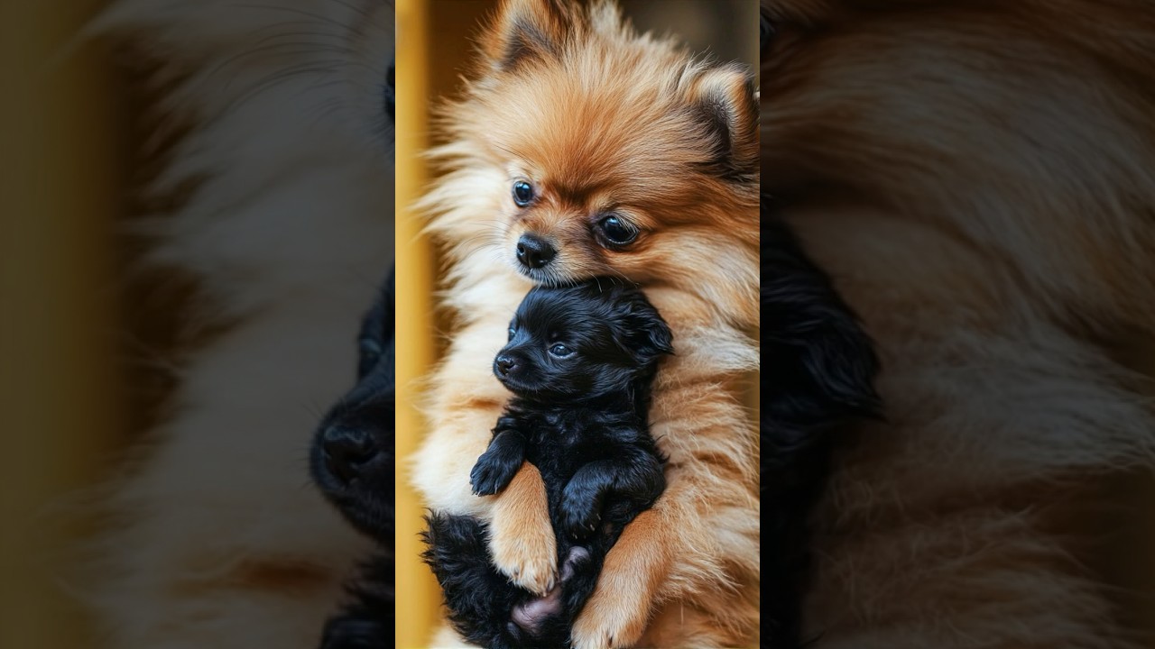 Heartfelt Dog Puppy Love] Pups Heartwarming Hugs