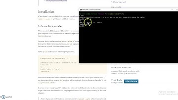 Getting Started with Elixir ( Video 1 )