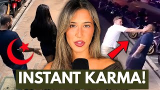 Migrant Tries To Ass@ult British Girl, Then Gets KO'd On The Spot!