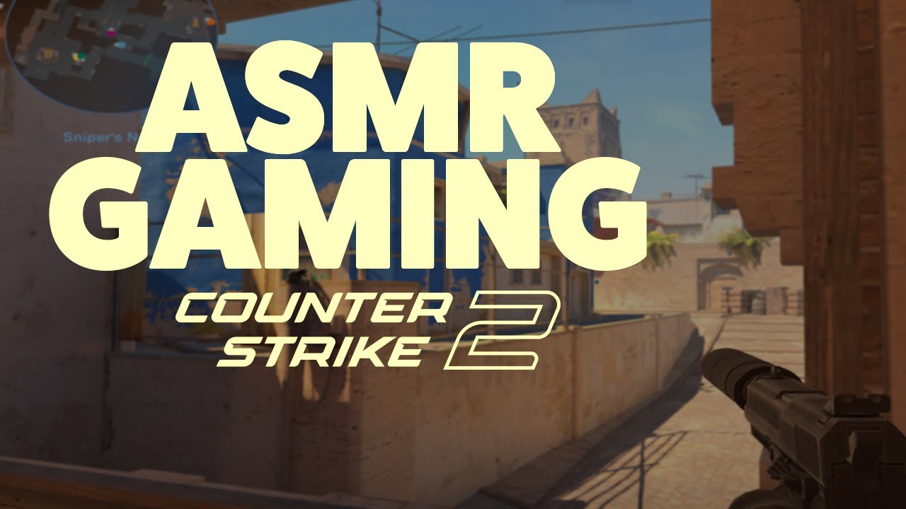 ASMR Gaming - Counter Strike 2 - Whispering & Keyboard Sounds