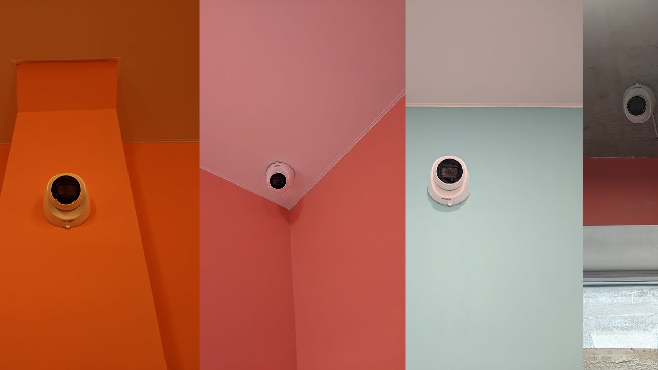 Монтаж системы видеонаблюдения в детском кафе.