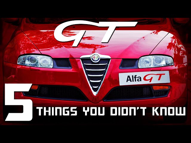 5 Things You Didn't Know About The Alfa Romeo GT 