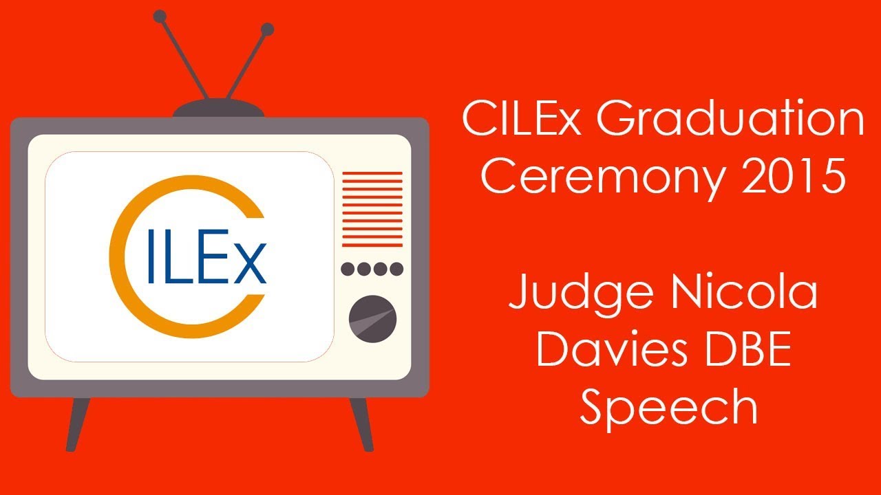 CILEx Graduation 2015 – Judge Nicola Davies DBE