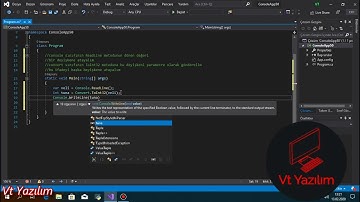 8 C# DERSİ ToINT32 KULLANIMI VE CEVİRİLERİ
