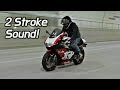 2Stroke sound! aprilia RS250 Tunnel acceleration sound. (TYGA Exhaust) .