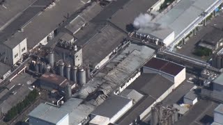 東洋紡工場で火災2人死亡   愛知・犬山、1人けが
