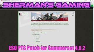 ESO PTS Patch for Summerset 4.0.2