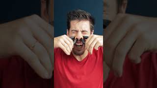 How to stick a pen up your nose #shorts