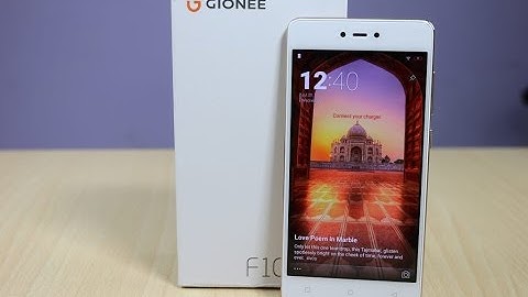 Gionee F103 Pro First Look Video
