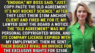 VP Said 'Copy Paste My Contract' — I Copyrighted It  Then They Fired Me