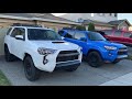 The Pandemic Pros! Toyota Tundra, 4Runner & Tacoma TRD Pros.. Lunar Rock, Voodoo, Cement & White...