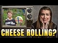 AMERICAN REACTS TO CHEESE ROLLING | AMERICAN LIVING IN ENGLAND | AMANDA RAE | REACTION