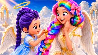 💄 Angel Rumi First Colorful Hair Makeover for Mommy!  💖🌈 Extreme Play Beauty Salon Glow Up