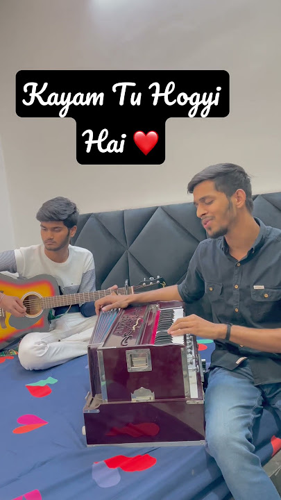 😍Aayat Song on Guitar & Harmonium #shorts #music #live #ytshorts #2023 #viral #singing #aayat