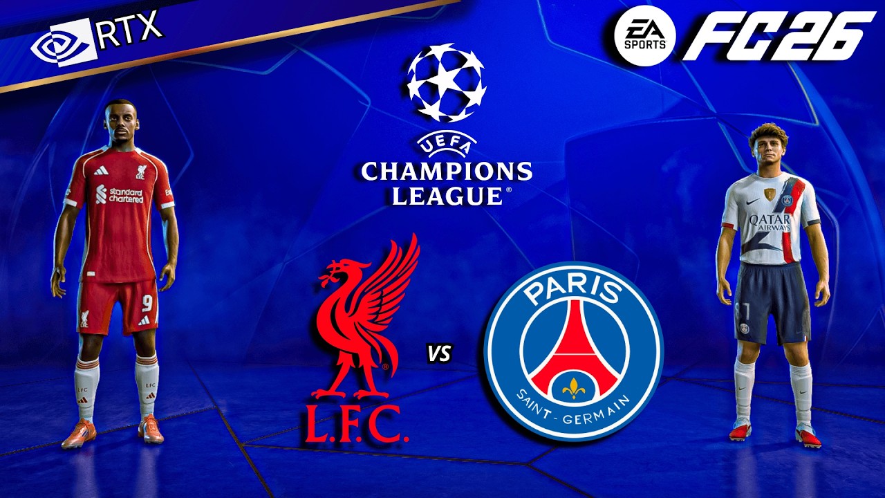 FC 26 - Liverpool vs PSG | UEFA Champions League Quarter Final Full Match | PC™ [4K60]