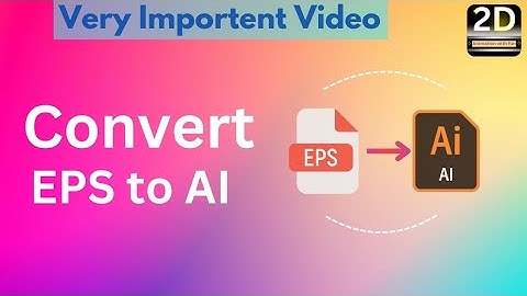 how to convert EPS to Ai file/adobe animate tutorial in hindi/2d animation/animate cc tutorial 2024