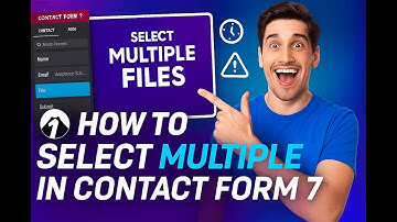 How to Add Multiple Files Option in Contact Form 7 - Abdul Wahab092