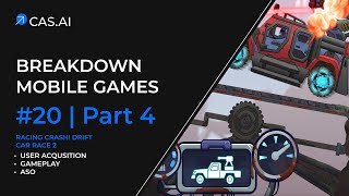 Mobile Games Breakdown #20 Part 4:Racing Crash! Drift Car Race 2 | ASO | User Acquisition | Gameplay screenshot 3