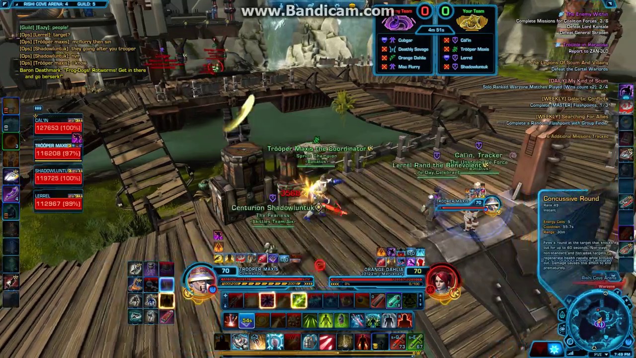 SWTOR 5.2 PVP Ranked Season 8 Match 1 - Gunnery Commando