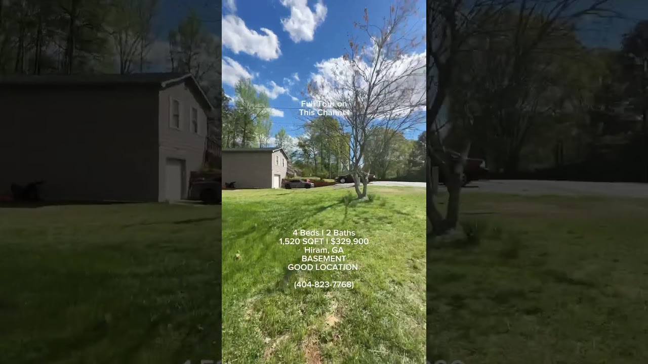 HOME WITH FINISHED BASEMENT FOR SALE IN HIRAM, GA - 4 Beds, 2 Baths I HIRAM REAL ESTATE