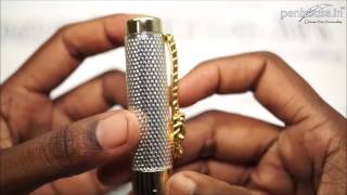 Jinhao Full Silver Body With Gold Dragon Clip Fountain Pen Model: 11855