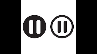 How to Create Simple pause icon vector in illustrator - Free Online Tutorials