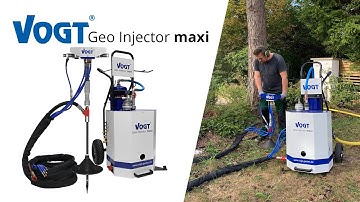 VOGT Geo Injector maxi - Working with the machine