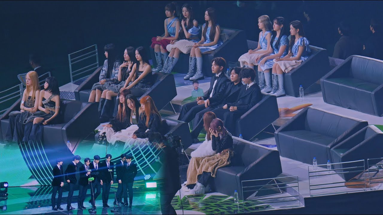 [ENHYPEN (엔하이픈) 글로벌 아이콘 수상] 르세라핌,뉴진스(NewJeans) ,아이브(IVE) Reaction@221126 MMA 멜론뮤직어워드 직캠/Fancam