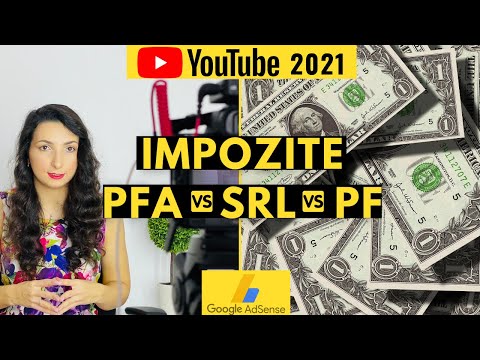 Taxe Impozite Declarare venituri Youtube | PFA SRL | TVA | Cod CAEN (Monetizare LEGALĂ pe Youtube!)