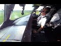 Lufthansa A320 360-Dregree-Cam COCKPIT Landing! TOP Crew & Stefan's BUTTER LANDING! [AirClips360]