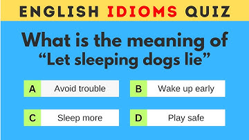 Can You Guess These English Idioms? | Fun Idioms Quiz! #challenge 03