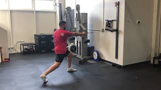Matthew Ibrahim | ANCORE Split Stance 1-Arm Mid Row