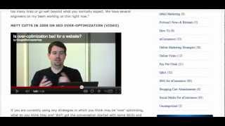 Google SEO Penalty for Website Over-Optimization