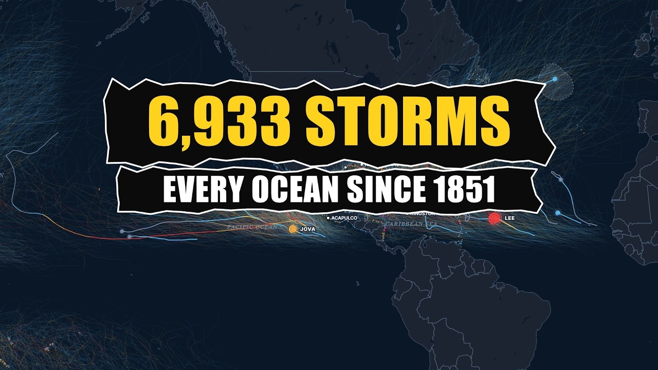 Every Hurricane, Typhoon and Cyclone Since 1851, Mapped