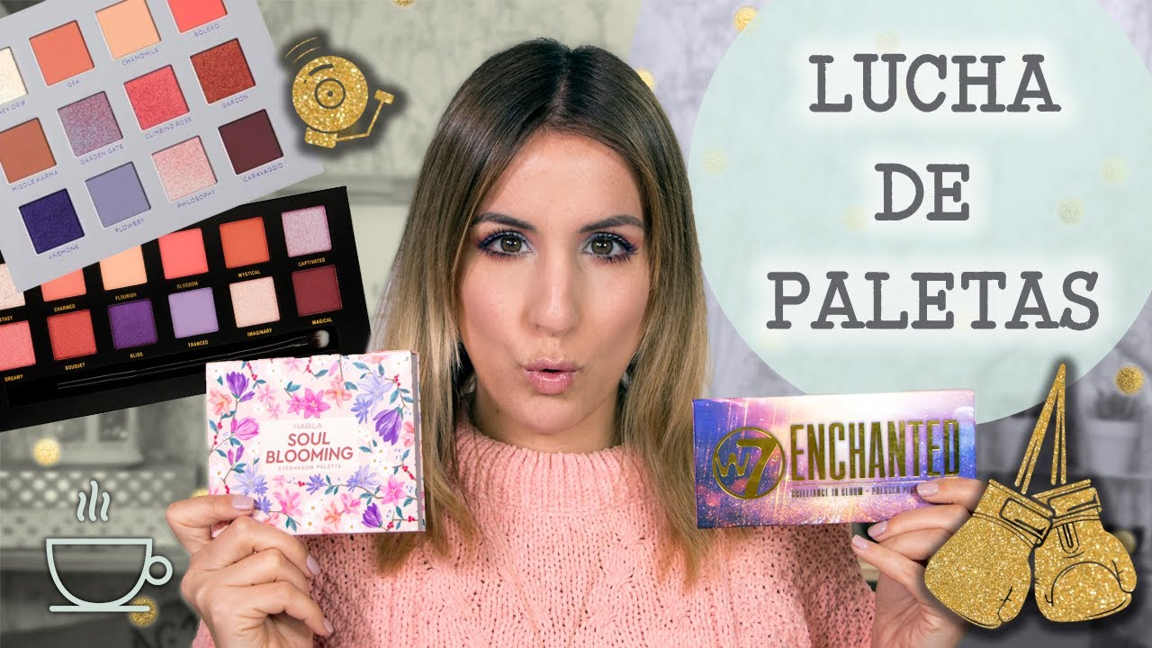 Lucha de paletas - Enchanted de W7 vs Soul Blooming de Nabla