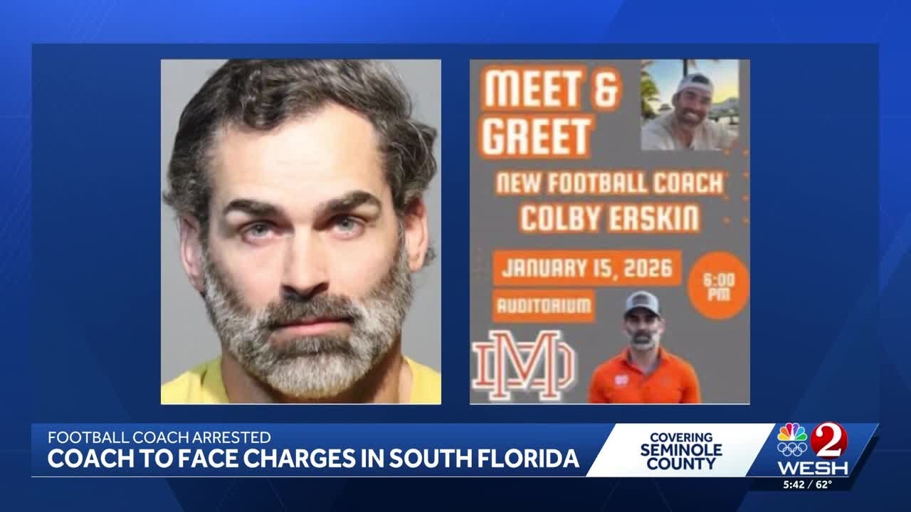 Central Florida high school coach arrested for solicitation of a child, deputies say