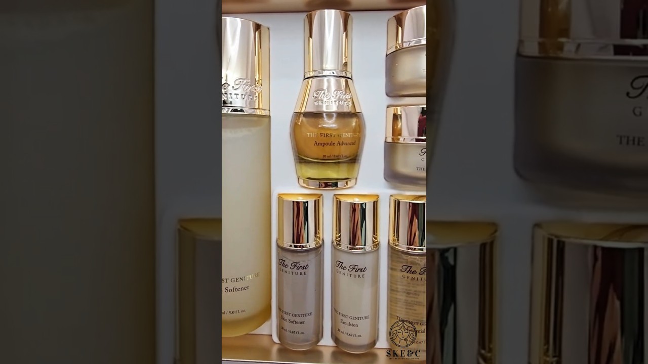 OHUI The First Geniture Special 3 items set Toner+Emulsion+Ampoule+Travel Kits