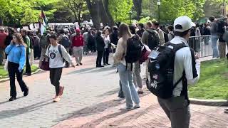 #Upenn campus protesters 4/25/2024