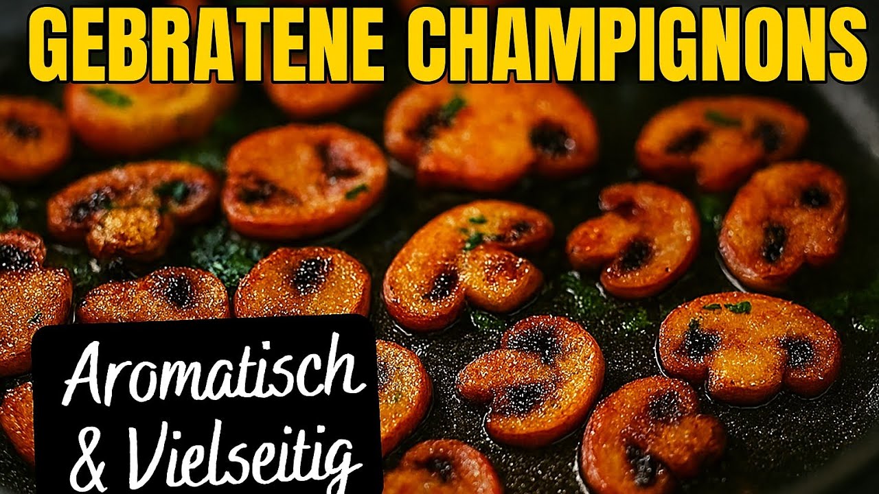 Gebratene Champignons | Aromatisch & vielseitig zubereiten | Feierabendküche
