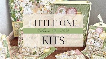 Little One Kit Introduction - Vol 03 2023 - Interactive Folio Album & Twisted Easel & Tag Card Set