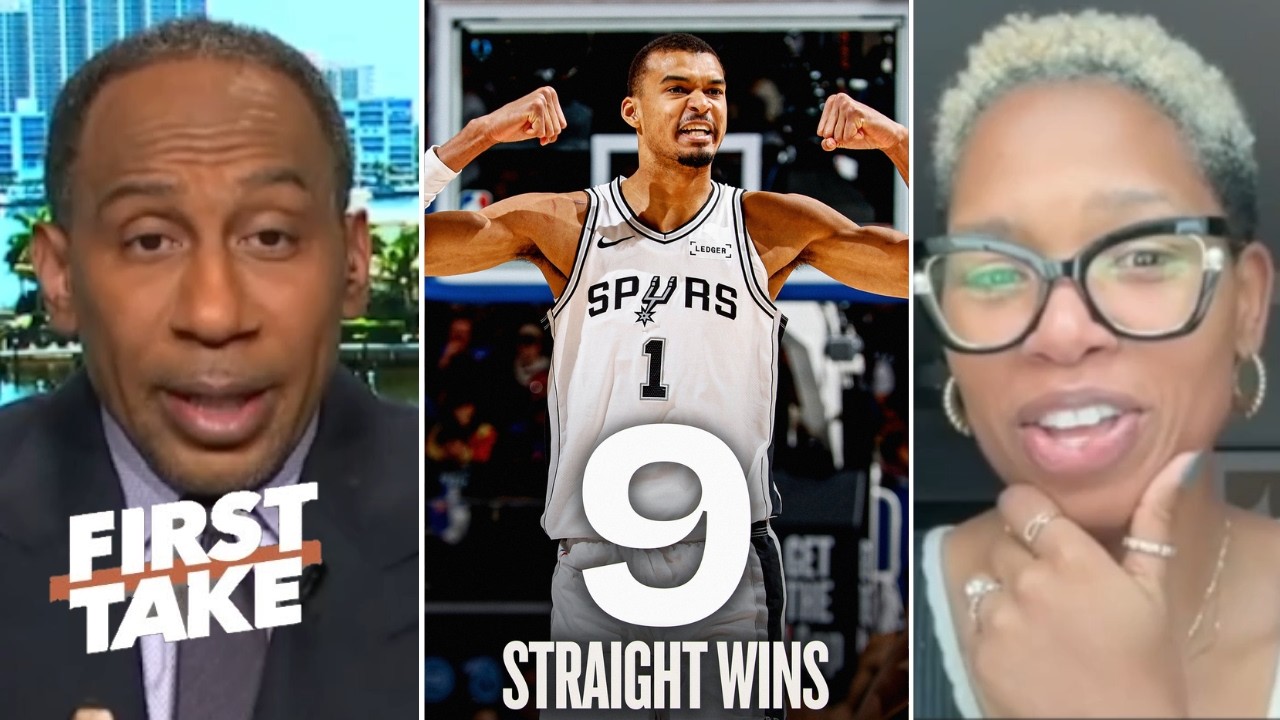 FIRST TAKE | Spurs are now NBA's undisputed KINGS! - Stephen A. on Wemby stop East-leading Pistons