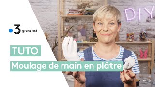 Tuto : comment faire le moulage d'une main en plâtre 