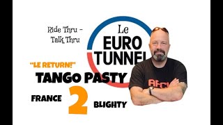 France To Uk On The Channel Tunnel. Le Shuttle Motorcycle Ride Through The Return