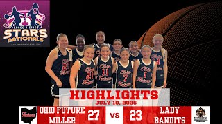 2032 Ohio Future Miller (27) vs. Arkansas Lady Bandits (23) Highlights - July 10, 2025