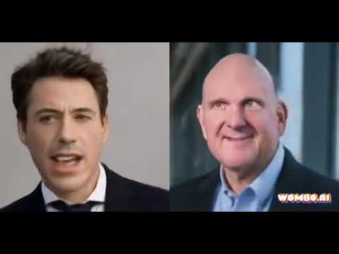 Fake Steve Ballmer and Robert Downey Jr. duet!