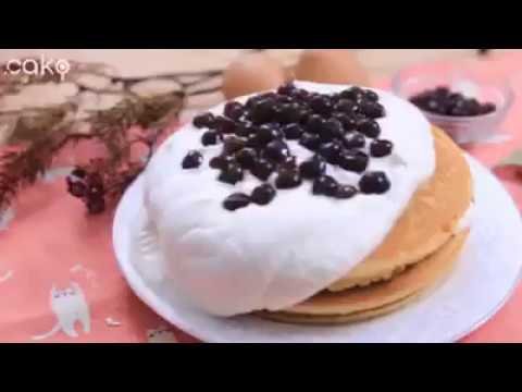cako自製料理 | 珍珠奶茶鬆餅 Bubble milk tea Pancake